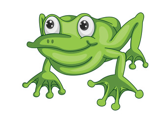 a green frog
