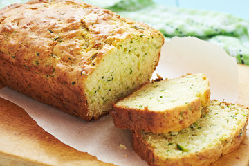 Fresh zucchini bread