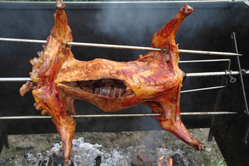 roasted lamb
