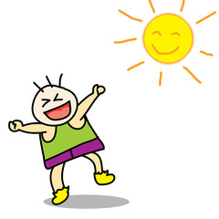 child hand drawn cartoon