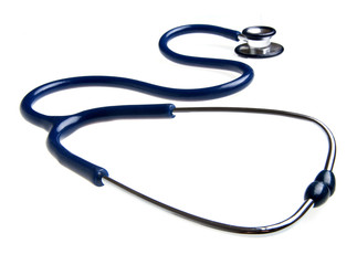 Stethoscope isolated on white