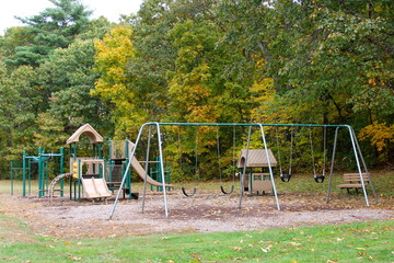 Playground in Fall