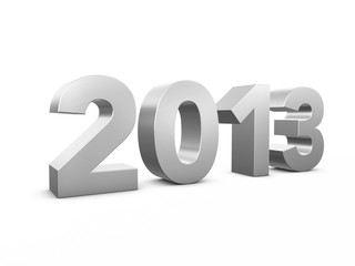 New year 2013 3d render