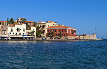 Fototapeta na wymiar Hania miasto na wyspie Krecie w Grecji