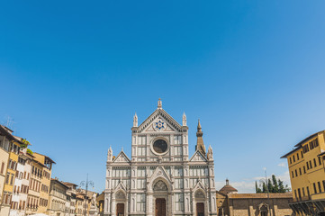 Fototapeta premium The Basilica of the Holy Cross in Florence, Italy
