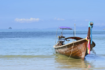 Good Morning Ao Nang and Long tail boat.