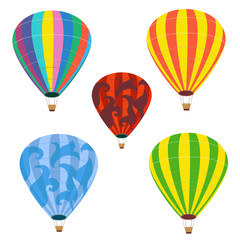 Collection of isolated balloons