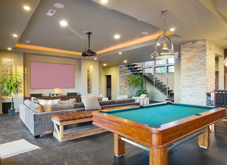 Entertainment Room in Modern Home