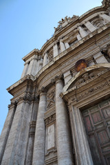 Fototapeta na wymiar Santi Luca e Martina przez Forum Romanum