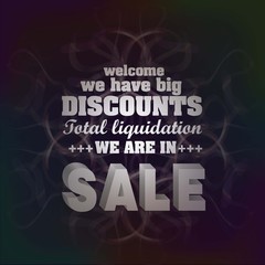 illustration of sale