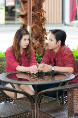 Teen lovers enjoy in thailand