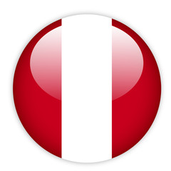 Peru flag button