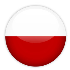 Poland flag button