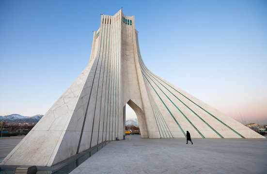 Azadi Monument and Pedestrian