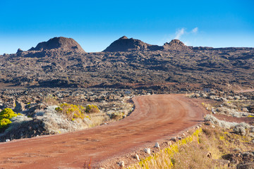 route du volcan, île de la Réunion