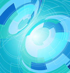 Fototapeta premium Abstract background of circles