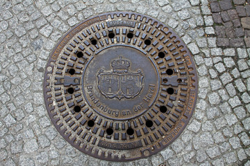Gullideckel in Brandenburg a.d. Havel