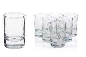 Glasses, isolated on white background