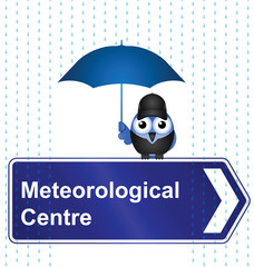 Comical Meteorological Centre sign