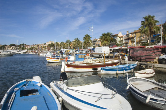 The port of Bandol on market day