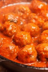 Meat balls with tomato sauce