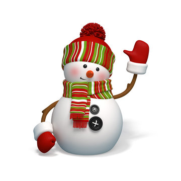 recommend clip art: snowman greeting