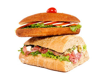 Sandwiches isolated