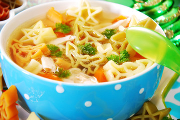 christmas chicken soup for child
