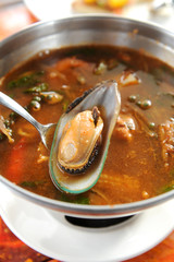 thai Food Tom Yum seafood