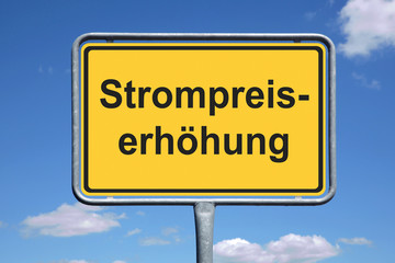 Strompreiserhöhung