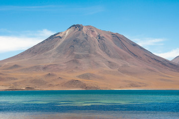 Miscanti lagoon in San Pedro de Atacama, Chile