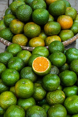 Baskets of citrus