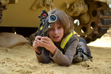 Jeux d'enfant - Laser Game - Thème de la guerre