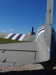 Avion Dakota du d-day en Normandie