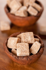 Sugar in a ceramic bowl