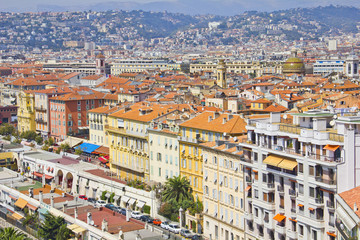 Fototapeta na wymiar Widok z Nicei, Francja