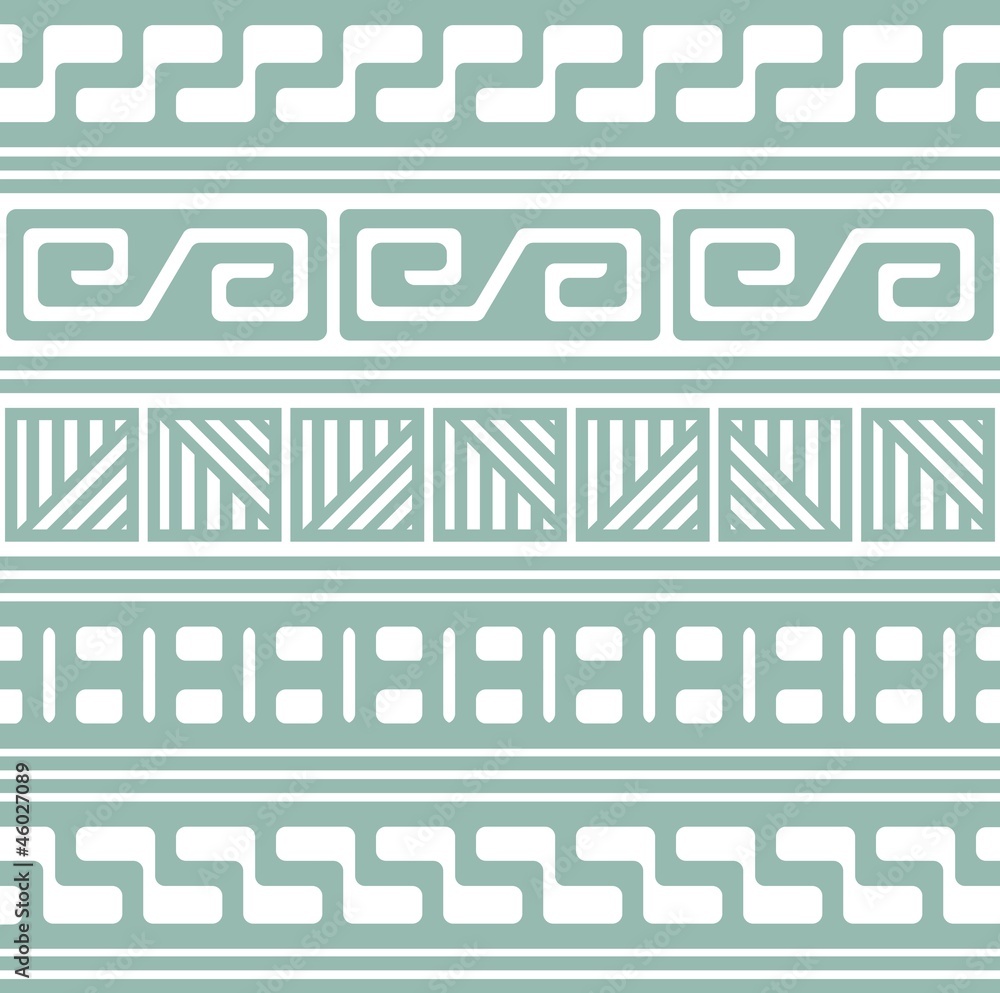 Poster seamless retro pattern