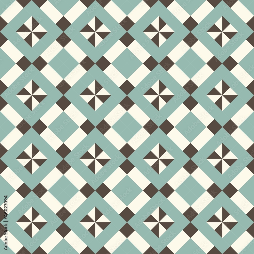 Poster seamless retro pattern
