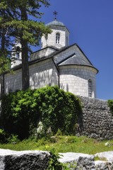 Fototapeta na wymiar Ancient church in Cetinje, Montenegro