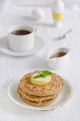 Pancake with pear