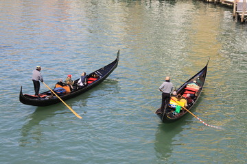 Obraz premium Ballade en gondole sur le Grand Canal de Venise - Italie