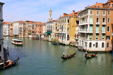 Fototapeta na wymiar Grand Canal w Wenecji - Włochy