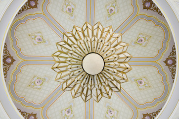 Ceiling Light with graphic art