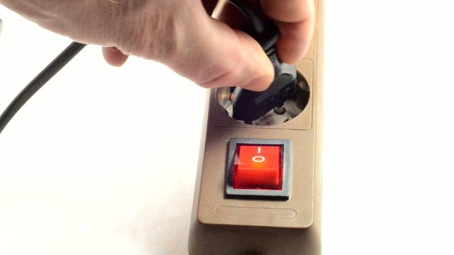 Abschalten einer Steckdosenleiste