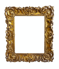 old gold picture frame