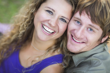 An Attractive Couple Enjoying A Day in the Park