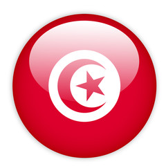 Tunisia flag button