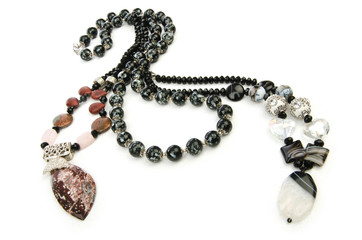 Nice necklase isolated on the white