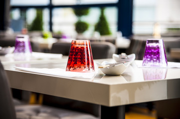 Interior of a restaurant