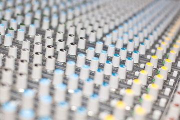 Obraz premium A fragment of the console